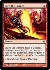 Mirrodin Besieged Burn the Impure x4 Magic The Gathering NM