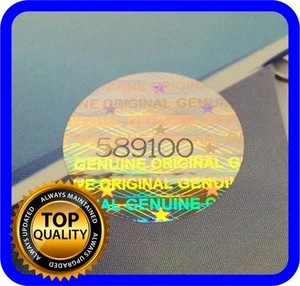 2511 Hologramm Etiketten mit Seriennummern, Siegel,Garantie, Aufkleber rund 15mm - Bild 1 von 6