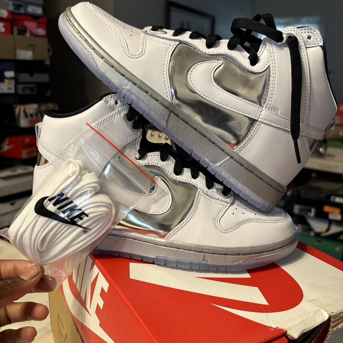 Nike Dunk High Chrome W for sale | eBay Nike Dunk High Chrome W for sale | eBay