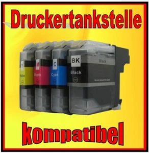 Cartuchos para Brother LC-121 LC-123 MFC J245 J4310 J4410 J 4510 J4610 J470 J4710 - Imagen 1 de 2