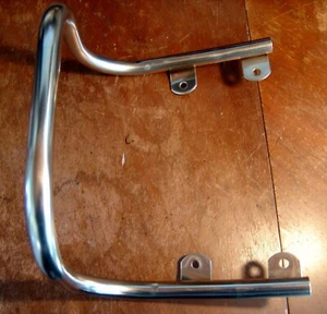 Norton Commando, NEW, OEM Stainless Steel Grab Rail & End Plugs - Picture 1 of 6