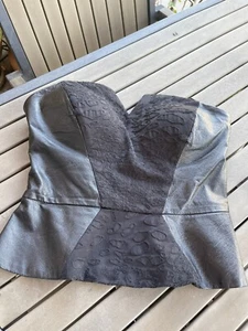 Bebe Party sexy women ‘s Corset Bustiet Top Black size XS. - Picture 1 of 5