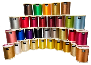 Pearsall Gossamer Colors in Kanagawa / YLI #100 Silk Theads - Picture 1 of 54