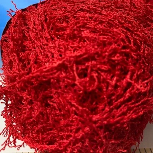 Kirschrot Scrubby Garn 2 Knäuel 3,5 Unzen pro Dream Weaver Hergestellt in den USA - Bild 1 von 12