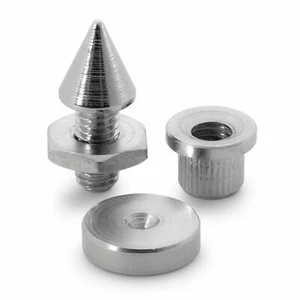 4 X Altoparlante Hi-Fi Punte Isolamento Con Piedi / Scarpe E Inserti M6 Filo - Picture 1 of 2