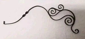 Antique Wrought-Iron Store Doorbell Shop Keep Spring Type Over Door Bell Bracket - Picture 1 of 17