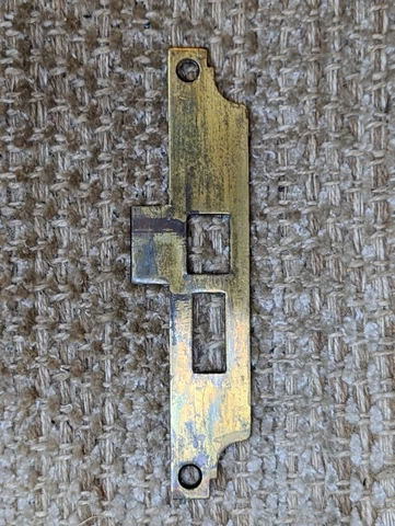 Antique Brass Strike Plate For Mortise Lock Cover