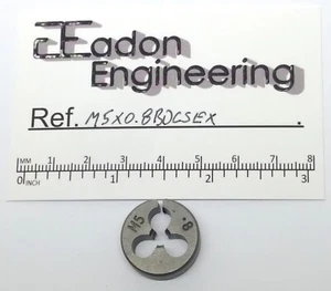 M5 x 0.8mm Metric Button Die, Carbon Steel. - Picture 1 of 2