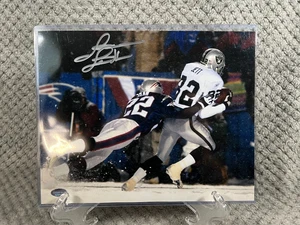 Raiders James Jett 8x10 Auto vs Pats Tuck Rule Game - W/Cert - Picture 1 of 5