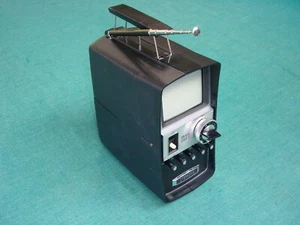 Vintage 1960's Symphonic Model TPS-30, 3" Transistor Micro TV for Parts - Picture 1 of 24
