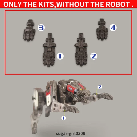 New Upgrade Kit For BUMBLE BEE Studio Series Ravage Replacement Feet - GO Better Cover