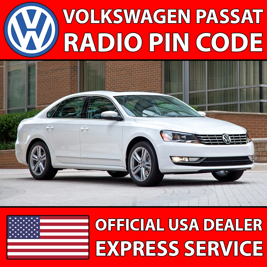 ✅VW Volkswagen Passat Radio Code Unlock Decode PIN Volkswagen Radio Code✅ - Image 1 of 1