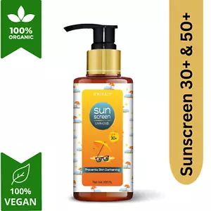 Unisaif Sunscreen SPF 30+ & 50+ for Face – Sunblock Lotion for Men & Women 100ml - Picture 1 of 9