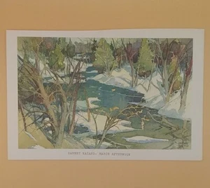 Vintage 1970's Art Print - 'March Afternoon' By William Garnet Hazard - Picture 1 of 2