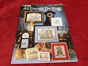All Through The House Cross Stitch Patterns Victorian/Early American Rooms - Picture 1 of 10