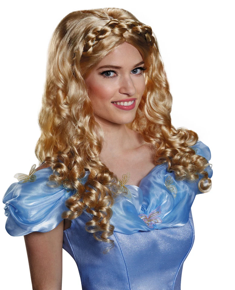 Adult Disney CINDERELLA PRINCESS WIG Deluxe Licensed Wig - Image 1 of 1