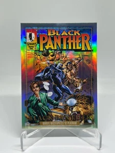 2022 Upper Deck Marvel Masterpieces 92' Platinum BLACK PANTHER Rainbow Covers - Picture 1 of 2