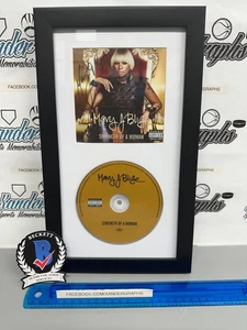 MARY J BLIGE STÄRKE SIGNED HANDSIGNIERT GERAHMT CD BOOKLET DISPLAY - BECKETT BAS - Bild 1 von 7