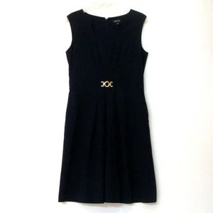 Abito smanicato Tahari Arthur S. Levine blu navy taglia 6 - Foto 1 di 4