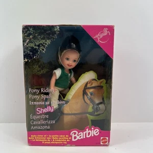 Barbie Mattel's Shelly Pony Riding Doll NEW - Picture 1 of 5