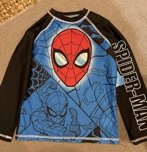 Jungen Spider Badeshirt Größe 7 - Bild 1 von 3