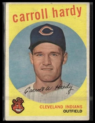 1959 Topps #168 Carroll Hardy  - Image 1 of 2
