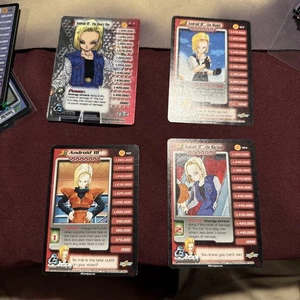 Android  18 1-3 + HT Cell Saga DBZ CCG Personality Set Dragon Ball Z Unlimited - Picture 1 of 10