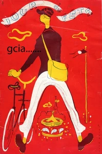 "JOUR de FÊTE"; 1949; A.PAULVE- J.TATI; RARE dossier original 1949 + DIVERS - Picture 1 of 5