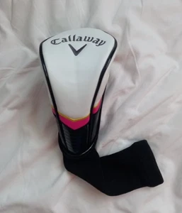 Cubierta de cabeza de golf Callaway X2 Hot Rescue híbrida de madera de calle blanca negra rosa - Nueva - Imagen 1 de 9