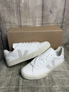 VEJA CAMPO TRAINERS WHITE NATURAL SIZE UK 7.5 Brand New Men’s Shoes 7.5uk - Picture 1 of 7