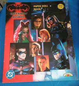 Libro bambole di carta Batman e Robin anni 90 nuovo mai tagliato - Foto 1 di 3