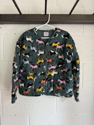 Usado en Excelente Condición Hanna Differson Niñas Talla 120 EE. UU. 6-7 Acolchado Algodón Chaqueta Chamarra UNICORNIO🦄 Foto 1 de 4