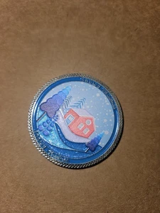 Yes.Fit Challenge Coin-Snowy Christmas-44.5 miles - Picture 1 of 2