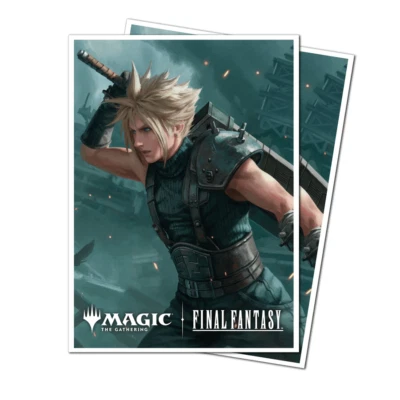 105 Ultra PRO Apex Final Fantasy Cloud Deck Protector Card Sleeves Standard Size - Image 1 of 4