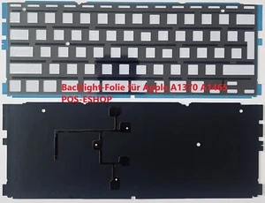 Teclado Retroiluminado Lámina Apple Macbook Air 11,6 Pulgadas A1370 A1465 (2011-2015) - Imagen 1 de 1