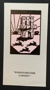 Werner Büttner, Beobachtungsturm ‚Lieberose', Farblinolschnitt, 1999, signiert - Picture 1 of 1