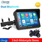 Carpuride Motorcycle GPS Navigation Carplay 5" IPS Touch Screen Android Auto BT