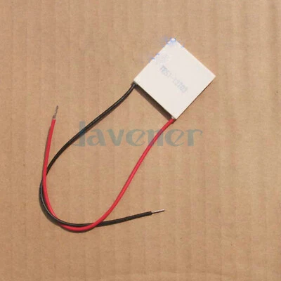 30x30x3.6mm 3A 15V 25.6W TES1-12703 Thermoelectric Cooler Peltier Heatsink - Image 1 of 4