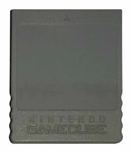 GAMECUBE OFFICIAL MEMORY CARD 59 (Nintendo Gamecube) 4MBit 59 Blocks Wii B - Picture 1 of 1