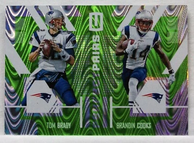 Tom Brady 2017 Panini Unparalleled Perfect Pairs LIME GREEN 11/199 - Image 1 of 2