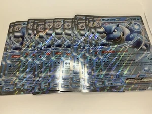 Blastoise Ex Jumbo Card Lot (14 Cards) Blooming Waters Pokémon 151 Promo - Picture 1 of 3