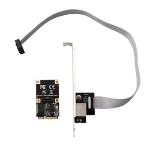 Mini PCI-e 2.5Gb/s Network Controller Card Full Duplex 10/100/1000Mbps Data Rate - Picture 1 of 7