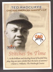 2011 FLEER TRADITION #17 TED RADCLIFFE "DOUBLE DUTY" STITCHES IN TIME - Picture 1 of 1
