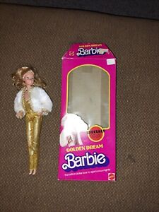 RARE 1980 Golden Dream Barbie Fur Coat #3533 & Box