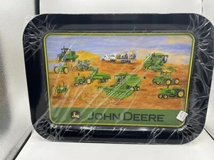 John Deere Tin Platter Tractor Scene - Picture 1 of 4