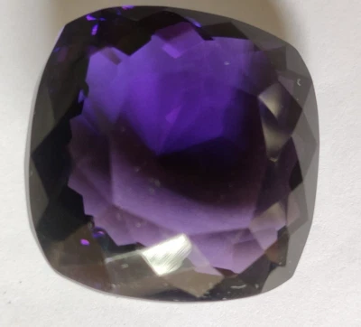 AAA+ Amatista violeta grande 73,45 CT corte cojín piedras preciosas sueltas regalo para mujer Foto 1 de 4