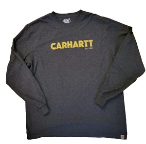 Carhartt Mens Shirt Sz XLarge Tall Loose Fit L/S Heavyweight TK5422-M Vtg 102461 - Picture 1 of 9