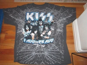 2012 KISS CONCERT T-SHIRT - LOUD AND PROUD TOUR - GRAU - GR. XXL - Bild 1 von 2