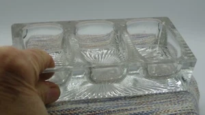 Dugan Diamond Signed Glass Desk Tray - Picture 1 of 5
