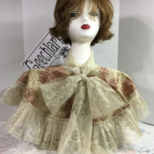 Victorian Cape Capelet Gothic Lolita Steampunk lace tie, fits all Geechlark 5823 - Picture 1 of 7